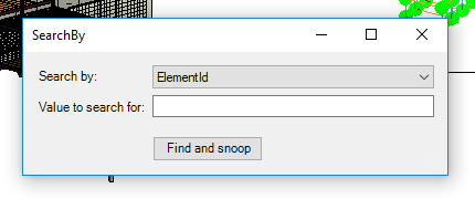 Search and Snoop form
