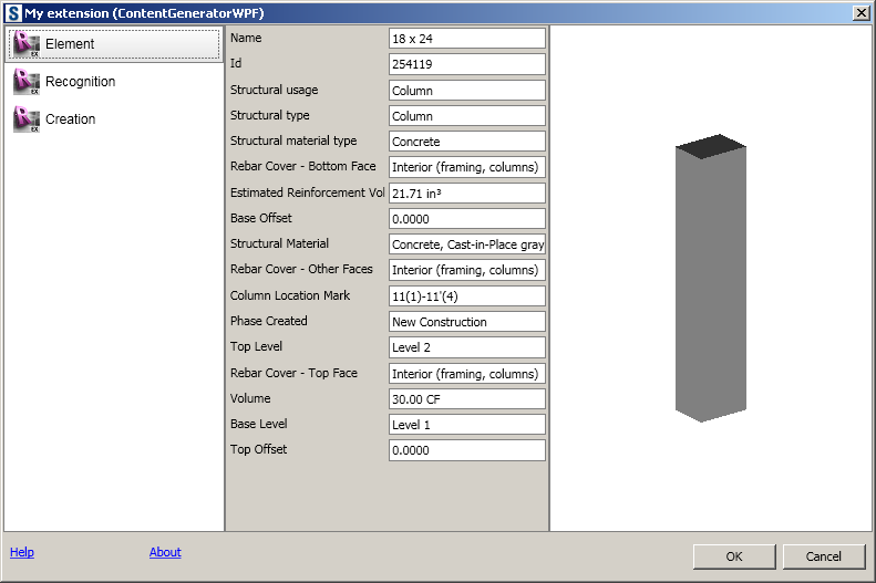 REX Converter Sample Form