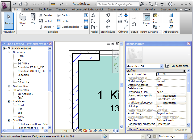 Status bar displaying UI Automation event