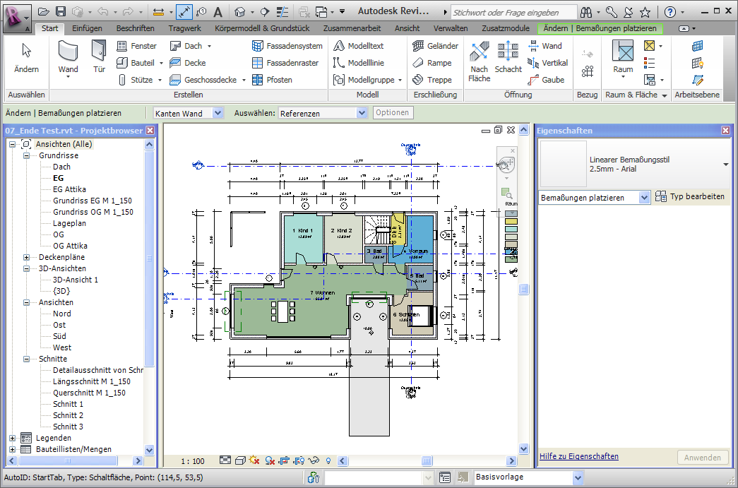 Status bar displaying UI Automation event