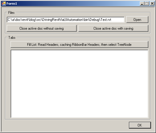 UI automation sample application