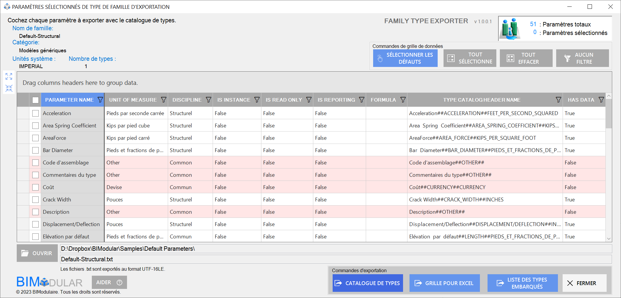 FamilyType Exporter FR FamilyType Exporter FR