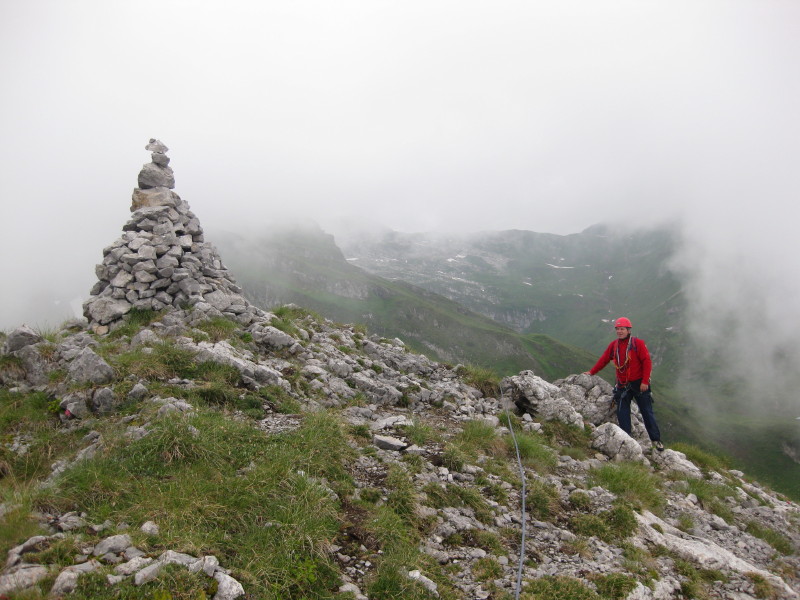 Robert on Schmalstöckli summit