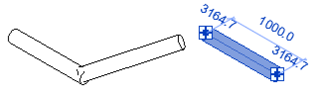 Original pipe separated from rolling offset