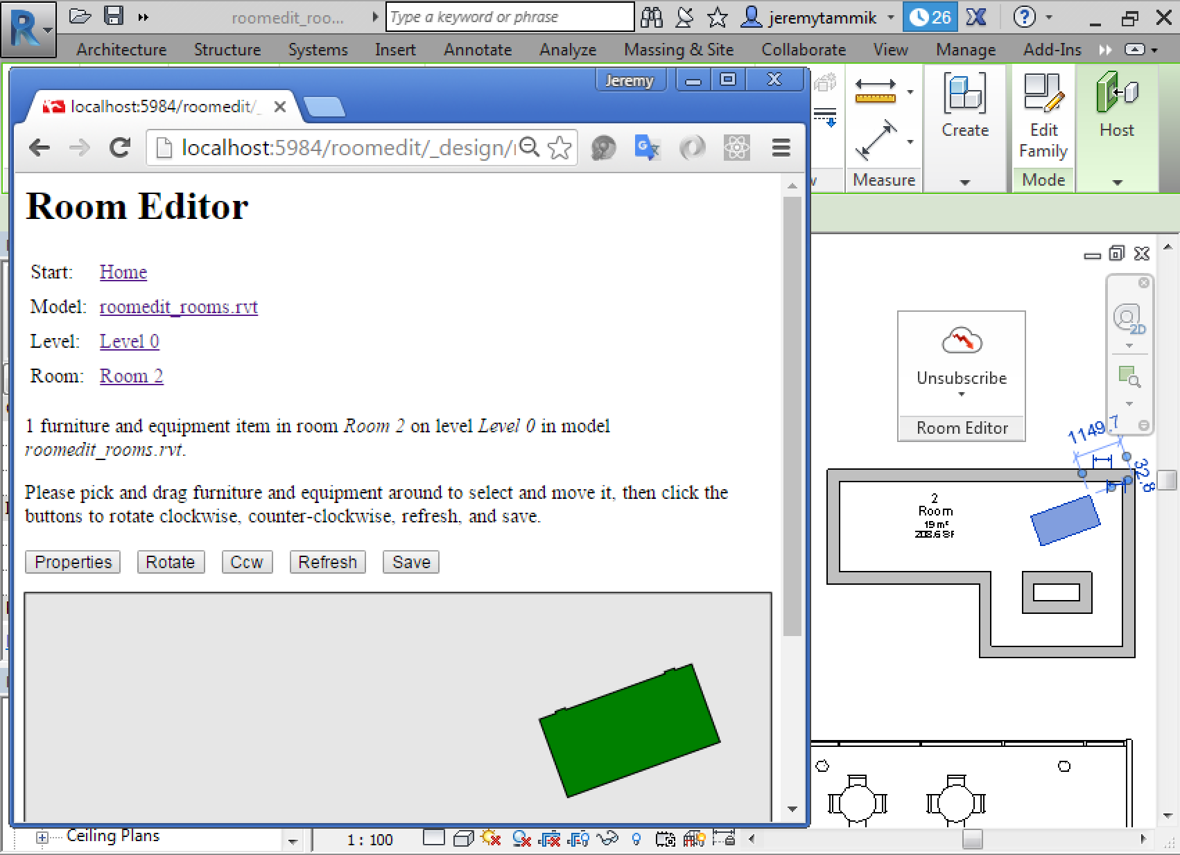 Room Editor in Revit 2017