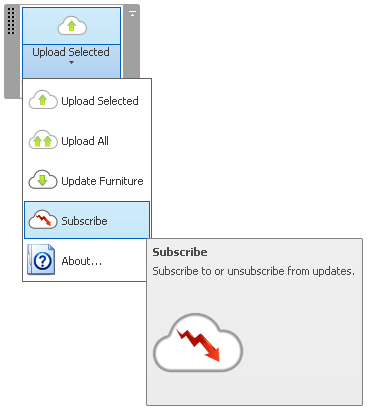Room editor add-in commands