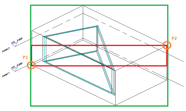 Set view crop to section box