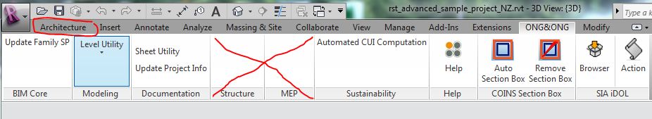 Structure and systems inactive
