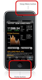 Screen snapshot on iPhone