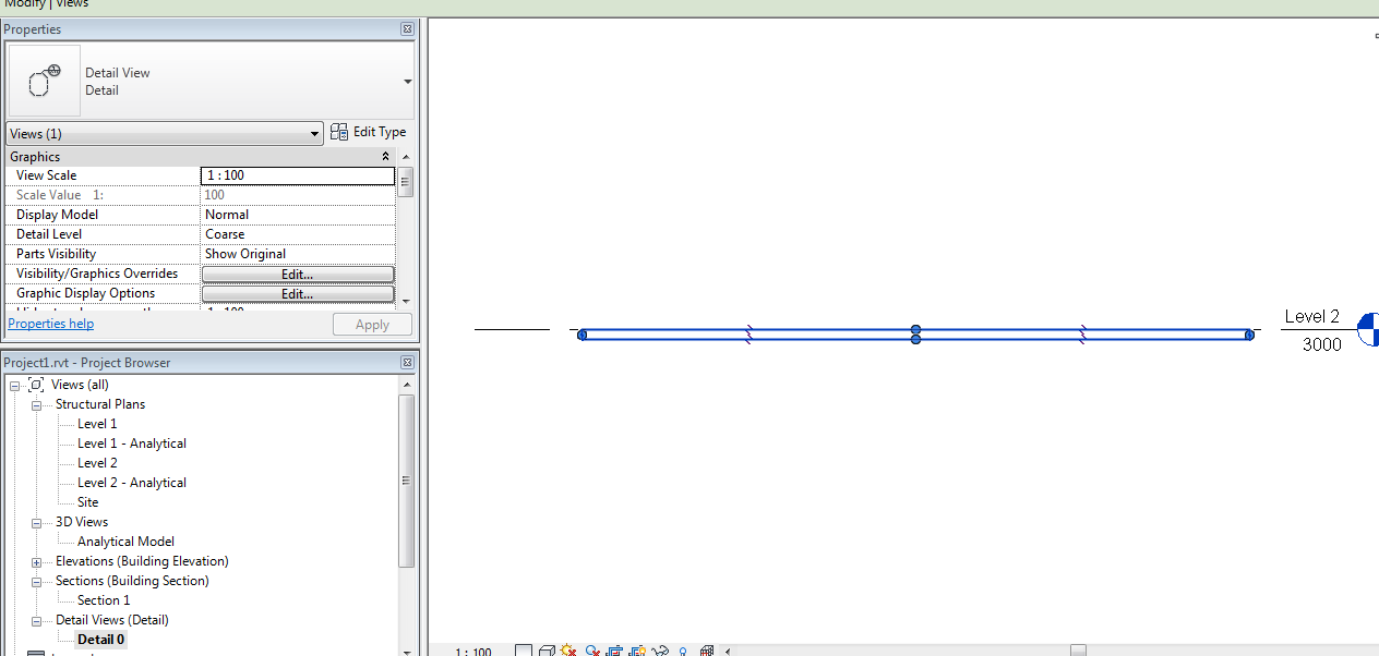 Detail view cutting floor