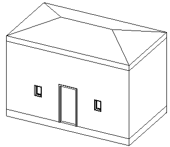 Little house 3D view