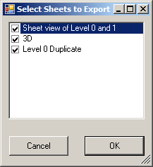 Selecting sheets