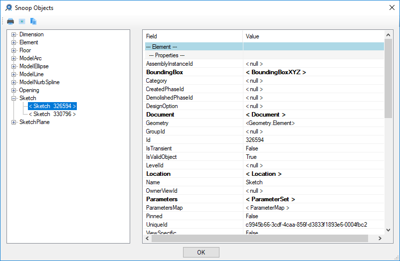 Snoop dependent elements