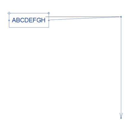 TextNote leader shifted downwards