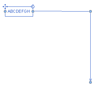 TextNote leader almost horizontal