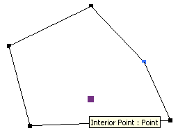 Toposurface interior point