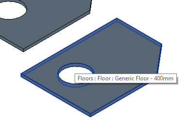 Floor with openings