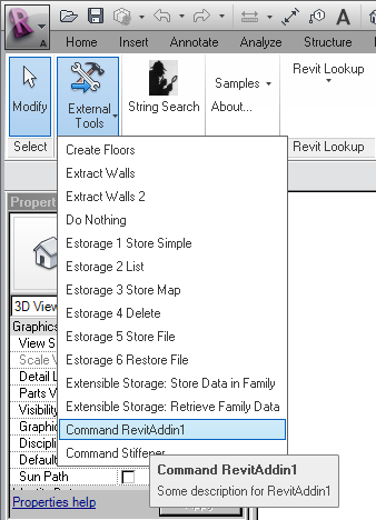 Visual C# Express add-in loaded