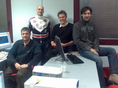 Gianni, Michele, Jeremy and Stefano