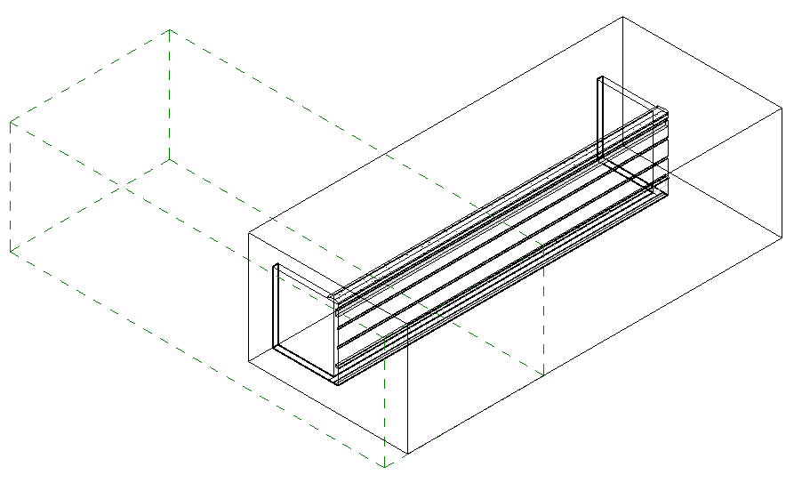Source scope box partially defining target view section box