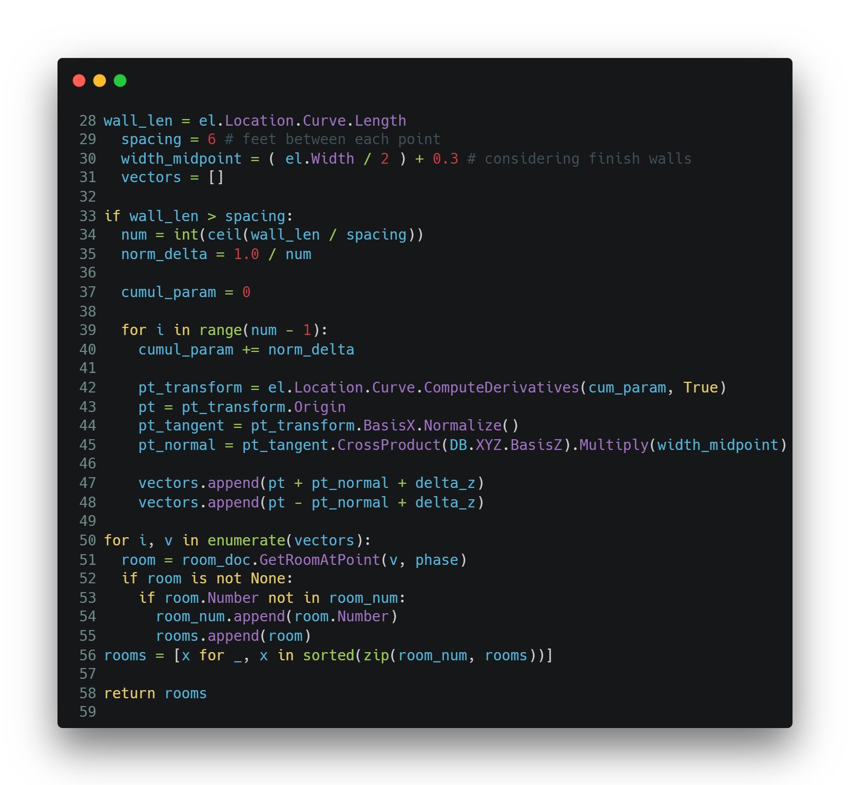 Retrieve adjacent rooms