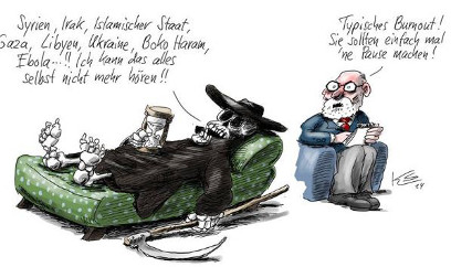 Death suffering from burnout