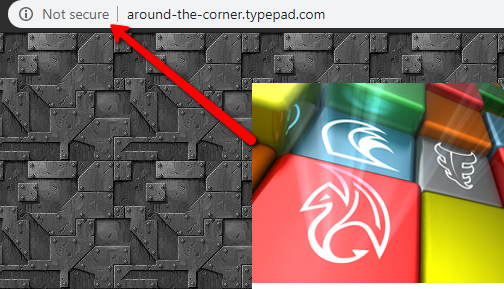Address bar warning 'not secure'