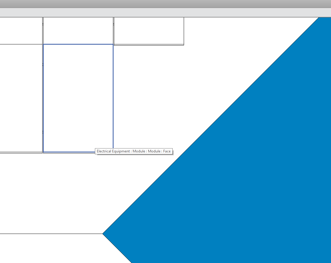 Electrical equipment face