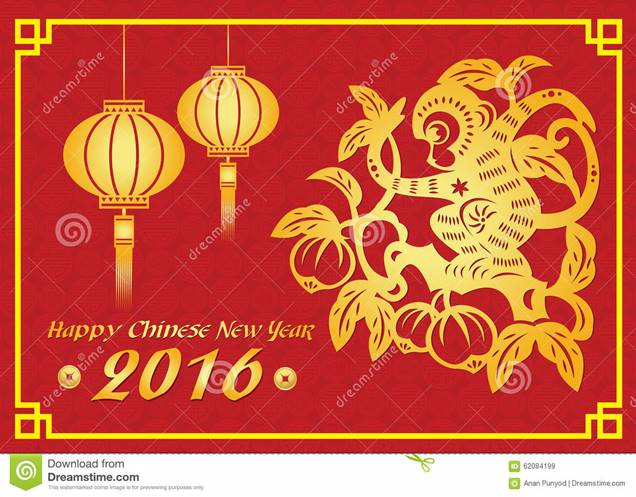 Happy New Year of the Monkey!