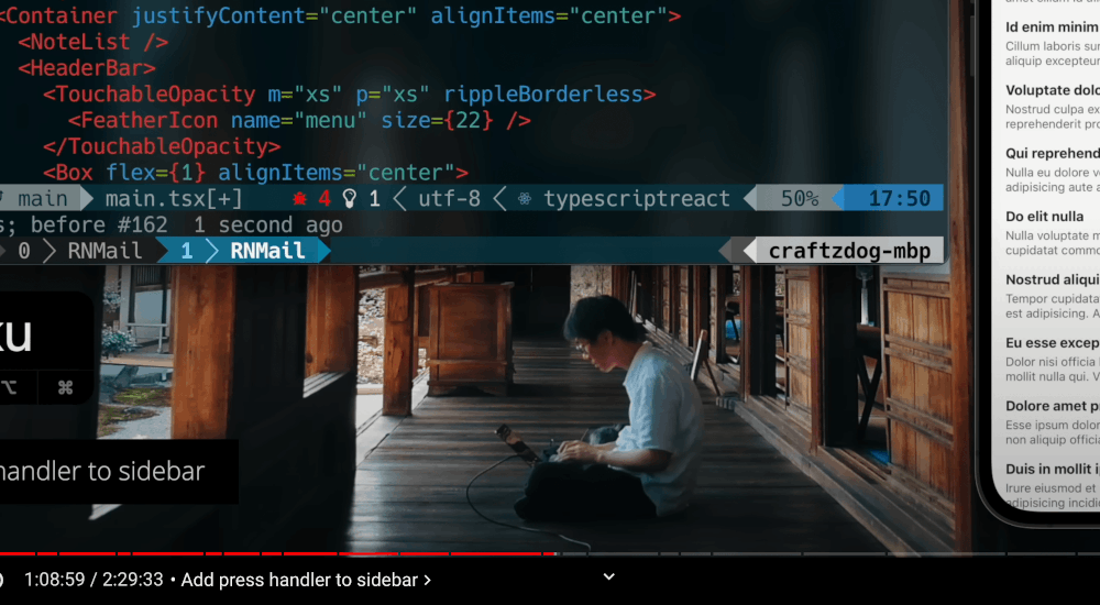 Zen and the Art of React Programming
