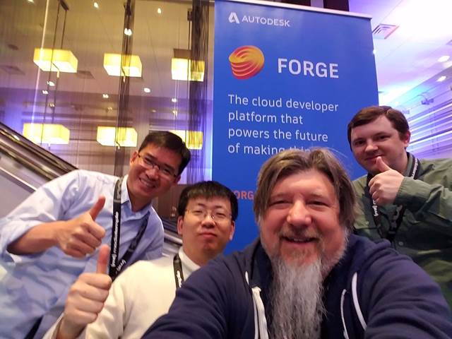 Zhong at DevTech M&E Team meeting & FITC conference in Toronto in 2018